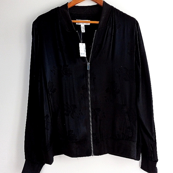 Addition Elle Jackets & Blazers - Satin bomber jacket